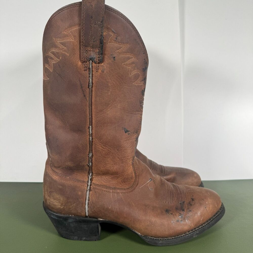 Ariat Sedona Brown Leather Cowboy BOOTS style #34625 Mens Size 9EE